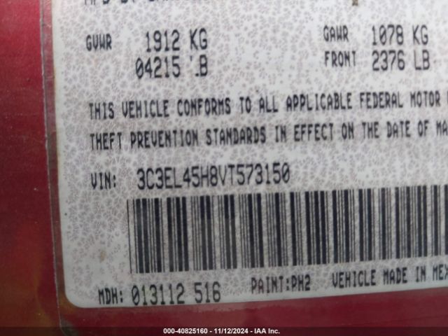 1997 CHRYSLER SEBRING 3C3EL45H8VT573150 Photo 8