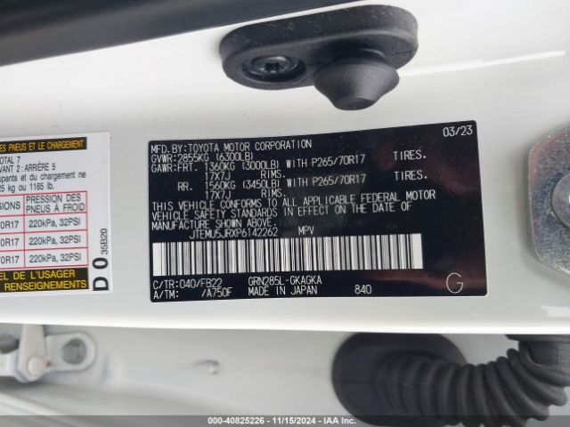 JTEMU5JRXP6142262 Toyota 4RUNNER SR5