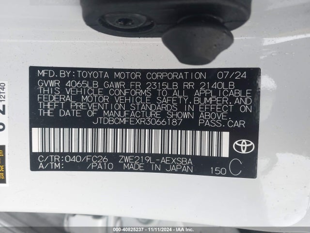 Toyota Corolla Hybrid Se 2024 JTDBCMFEXR3066187 Image 9