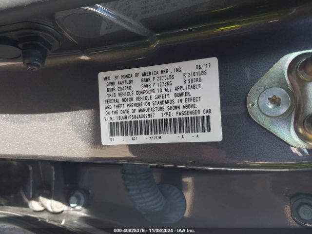 19UUB1F58JA002967 Acura Tlx Tech Pkg