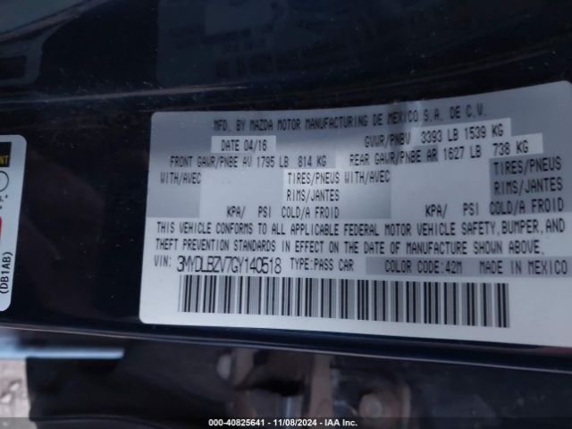 3MYDLBZV7GY140518 Scion IA