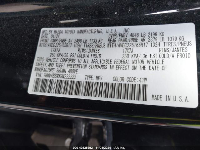 7MMVABBMXRN222222 Mazda Cx-50 2.5 S Preferred