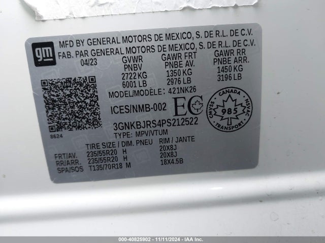 Chevrolet Blazer Awd 3lt 2023 3GNKBJRS4PS212522 Image 9