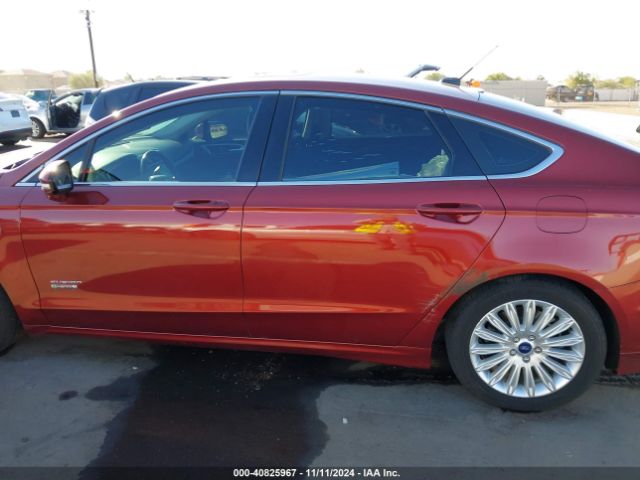 3FA6P0PU6ER122700 Ford Fusion Energi Se Luxury