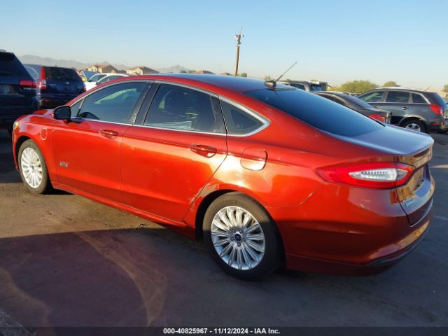 3FA6P0PU6ER122700 Ford Fusion Energi Se Luxury