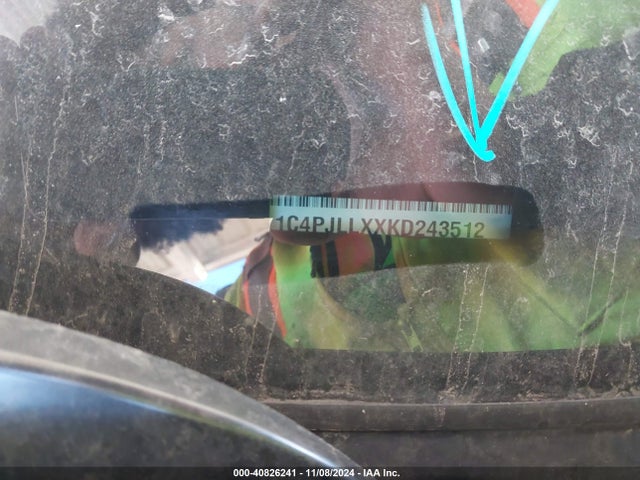 1C4PJLLXXKD243512 Jeep Cherokee Latitude Plus Fwd