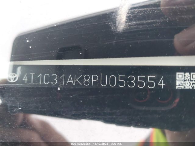 4T1C31AK8PU053554 Toyota Camry Le Hybrid