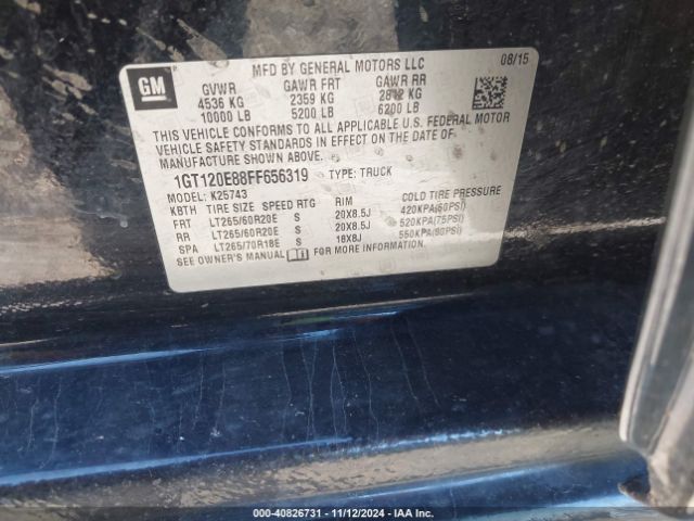 1GT120E88FF656319 GMC Sierra 2500hd Denali