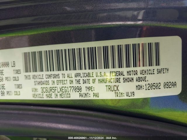3C6UR5FLXEG177090 RAM 2500 Laramie