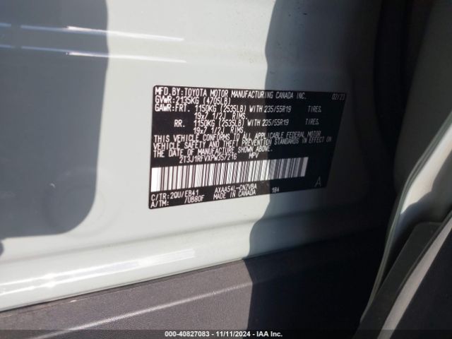 2T3J1RFVXPW357216 Toyota Rav4 Adventure