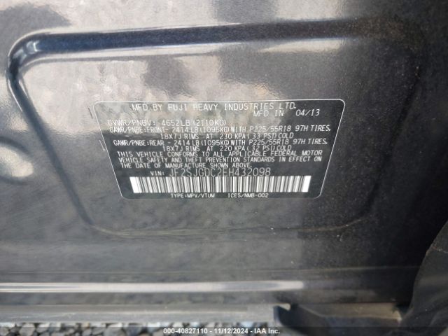 JF2SJGDC2EH432098 Subaru Forester 2.0xt Premium