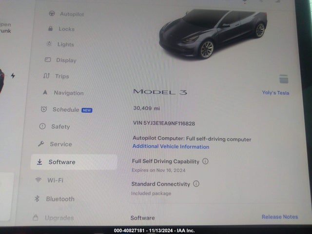 2022 TESLA MODEL 3 5YJ3E1EA9NF116828 Photo 6