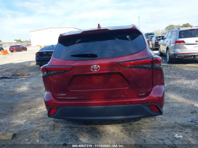 5TDGZRAH7MS523208 Toyota Highlander Xle