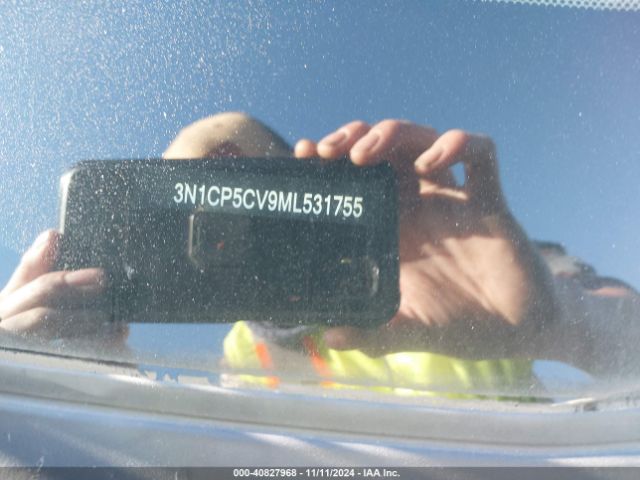 3N1CP5CV9ML531755 Nissan Kicks Sv Xtronic Cvt