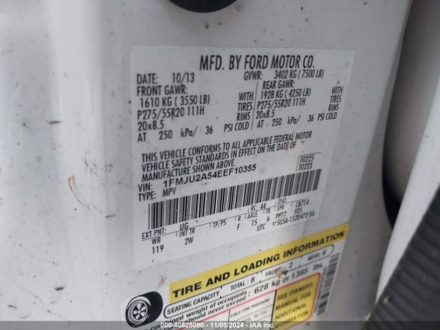 1FMJU2A54EEF10355 Ford Expedition Limited