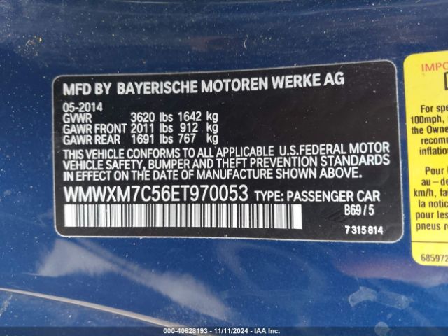 WMWXM7C56ET970053 Mini Hardtop Cooper S