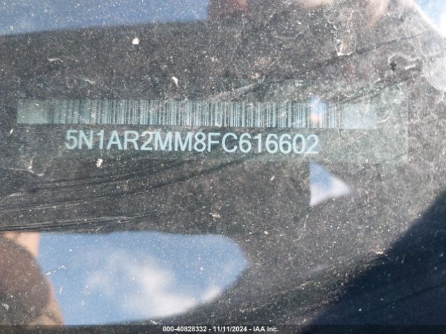 5N1AR2MM8FC616602 Nissan Pathfinder S