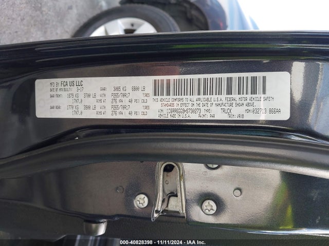 RAM 1500 Slt  4x2 6'4 Box 2017 1C6RR6GG9HS730273 Image 9