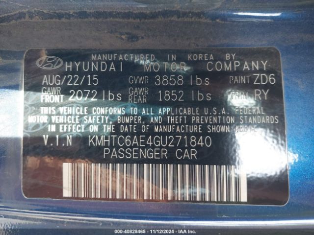 KMHTC6AE4GU271840 Hyundai Veloster Turbo