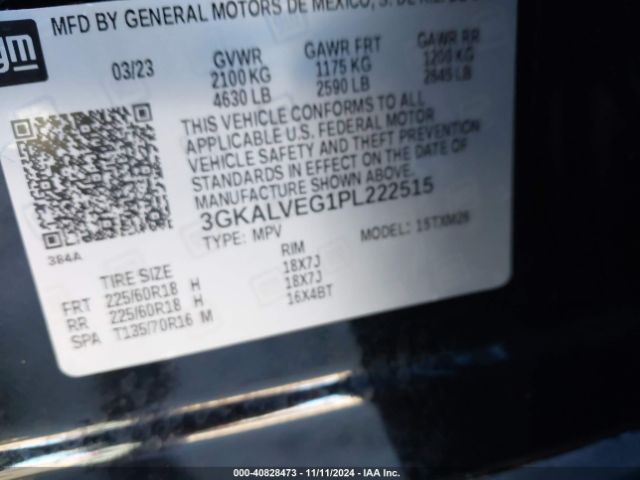 3GKALVEG1PL222515 GMC Terrain Awd Slt