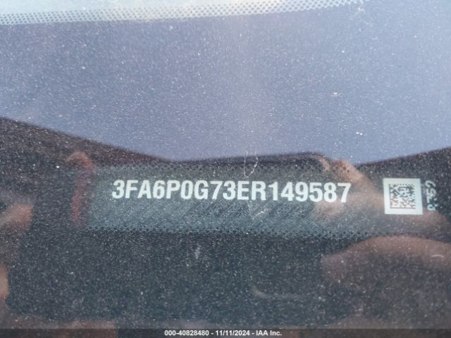 3FA6P0G73ER149587 Ford FUSION S