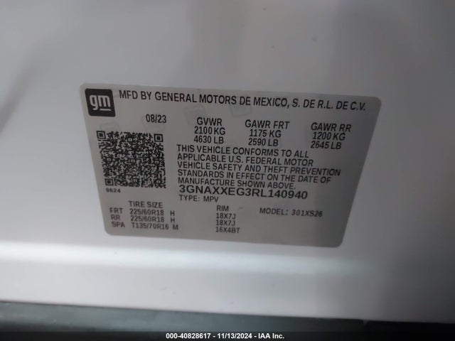 Chevrolet Equinox Awd Premier 2024 3GNAXXEG3RL140940 Image 9