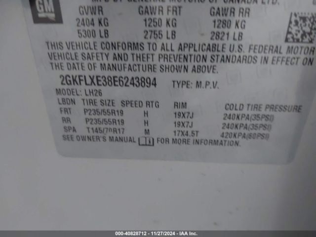 2GKFLXE38E6243894 GMC Terrain Slt-1