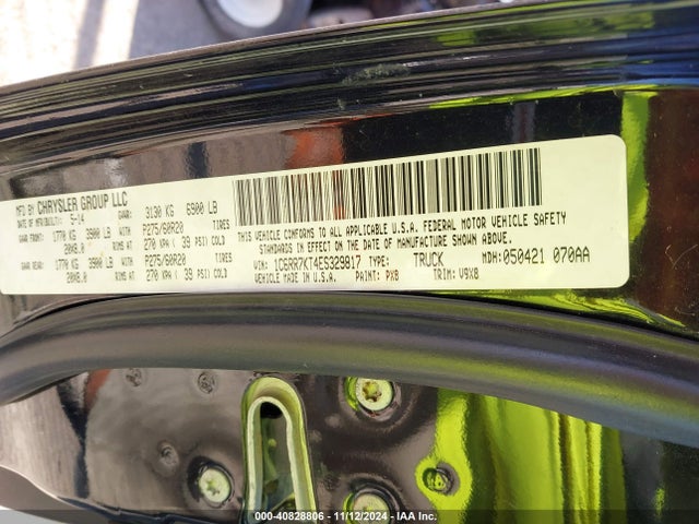 RAM 1500 Express 2014 1C6RR7KT4ES329817 Image 9
