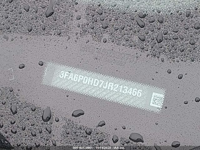 3FA6P0HD7JR213466 Ford FUSION SE