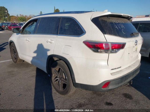 5TDYKRFH8FS057891 Toyota Highlander Limited Platinum V6