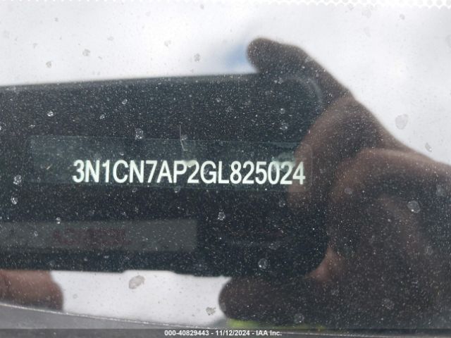 3N1CN7AP2GL825024 Nissan Versa 1.6 S