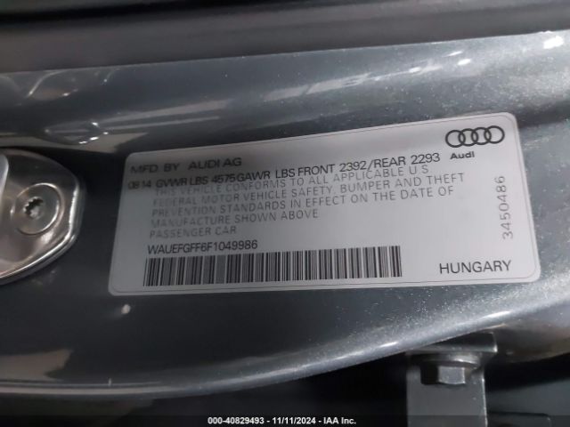 2015 AUDI A3 WAUEFGFF6F1049986 Photo 8