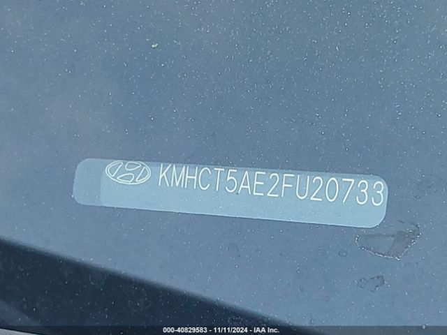 KMHCT5AE2FU207336 Hyundai ACCENT GS