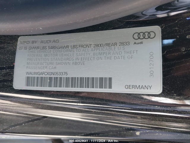 WAUWGAFCXGN053375 Audi A7 3.0t Premium Plus
