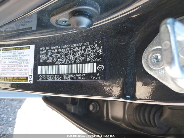 JTNKARJE0GJ517044 Scion IM