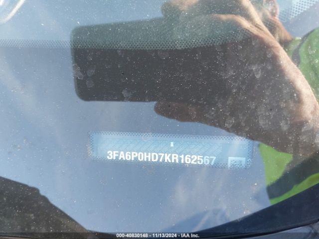 3FA6P0HD7KR162567 Ford FUSION SE