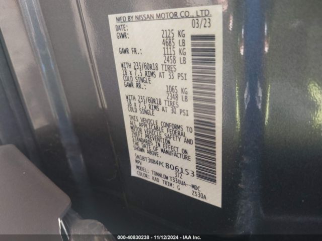 2023 NISSAN ROGUE 5N1BT3BB4PC806153 Photo 8