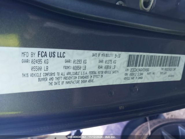2C3CDXL94GH334966 Dodge Charger Srt Hellcat