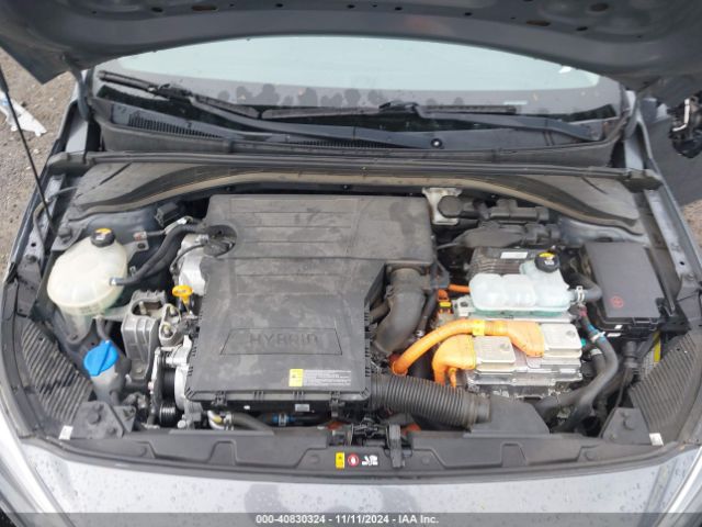 KMHC65LC4KU166902 Hyundai Ioniq Hybrid Blue