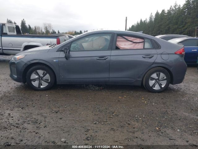 KMHC65LC4KU166902 Hyundai Ioniq Hybrid Blue