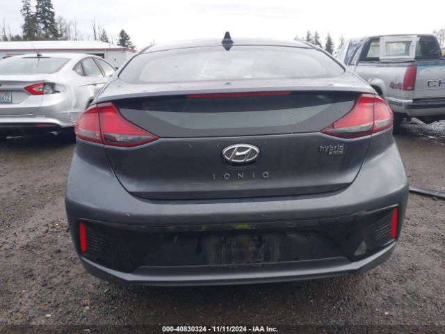 KMHC65LC4KU166902 Hyundai Ioniq Hybrid Blue