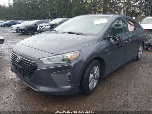 KMHC65LC4KU166902 Hyundai Ioniq Hybrid Blue