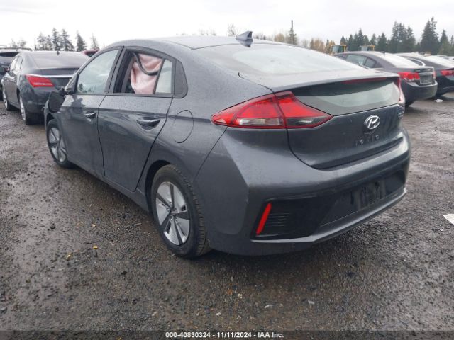 KMHC65LC4KU166902 Hyundai Ioniq Hybrid Blue