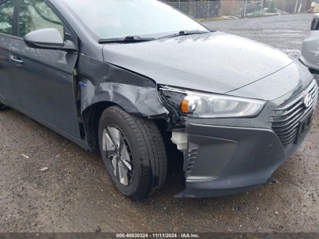 KMHC65LC4KU166902 Hyundai Ioniq Hybrid Blue