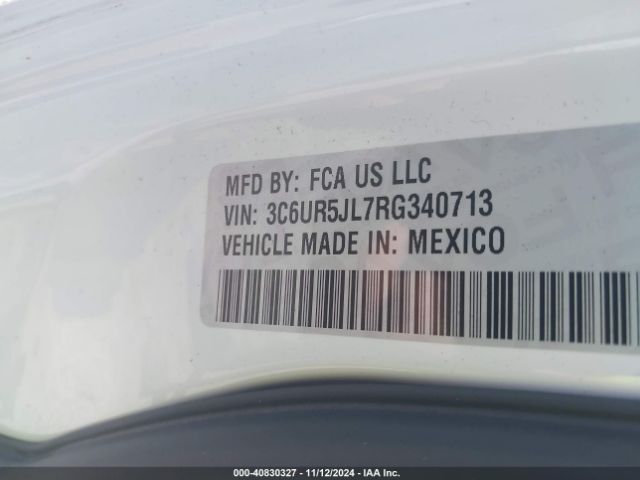 3C6UR5JL7RG340713 RAM 2500 Big Horn  4x4 8' Box