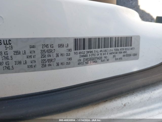2C4RDGBG6KR704209 Dodge Grand Caravan Se Plus