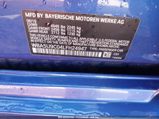 WBA5U9C04LFH24947 BMW 3 Series M340i Xdrive