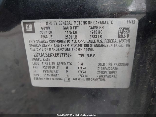 2GKALSEKXE6177529 GMC Terrain Slt-1