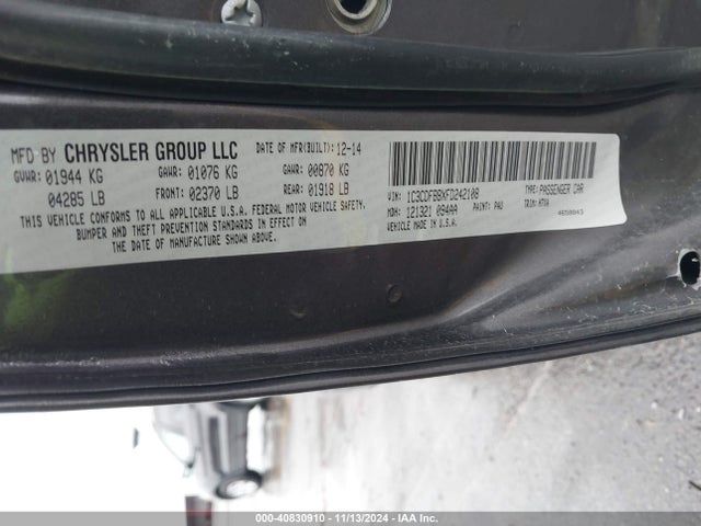 Dodge DART SXT 2015 1C3CDFBBXFD242108 Image 9