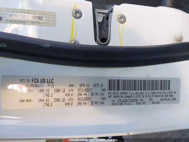 1C4NJDEB1FD426785 Jeep Compass Latitude